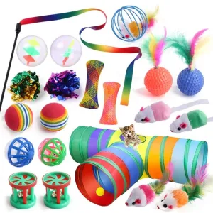 21 Pcs Cat Toys Set