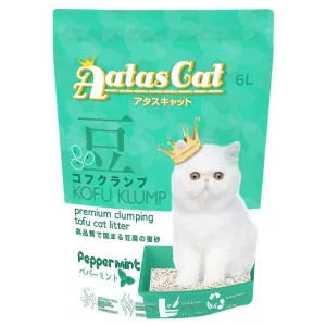 6 FOR $42: Aatas Cat Kofu Klump Tofu Cat Litter (Peppermint) 6L