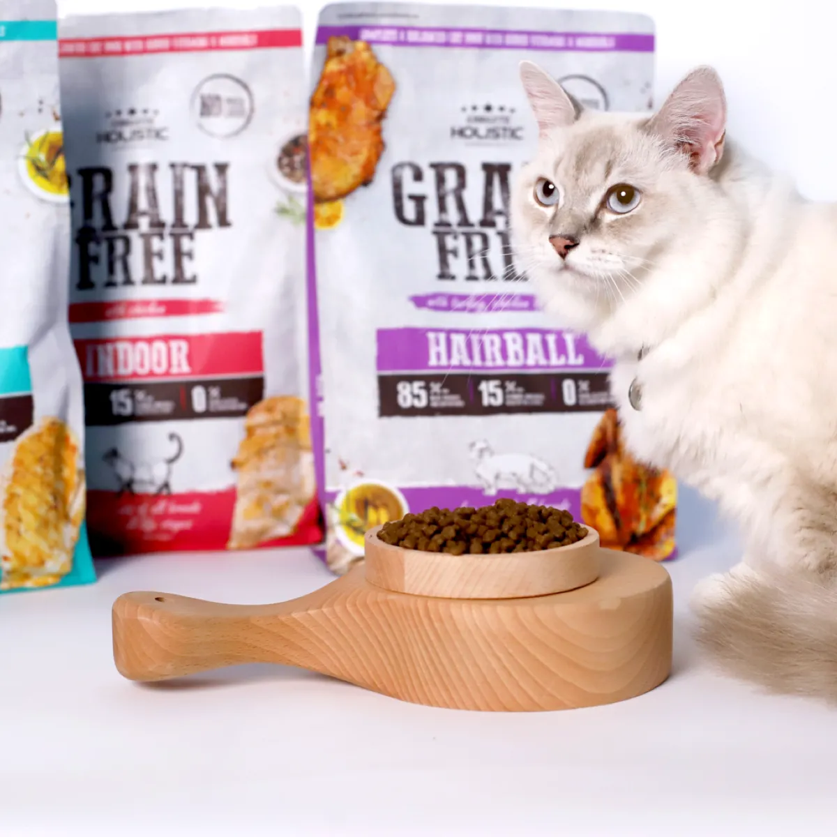 Absolute Holistic Grain Free Dry Cat Food -  Coat Care Dry Cat Food (3lbs)
