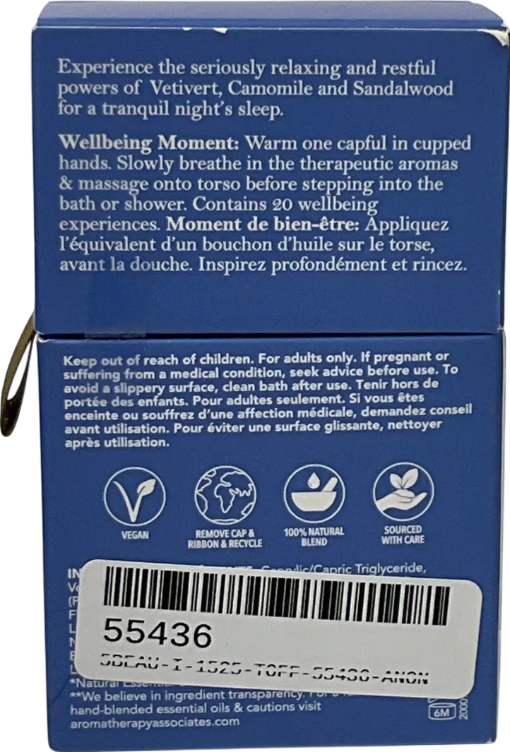 Aromatherapy Associates Deep Relax Bath And Shower Oil 55ml