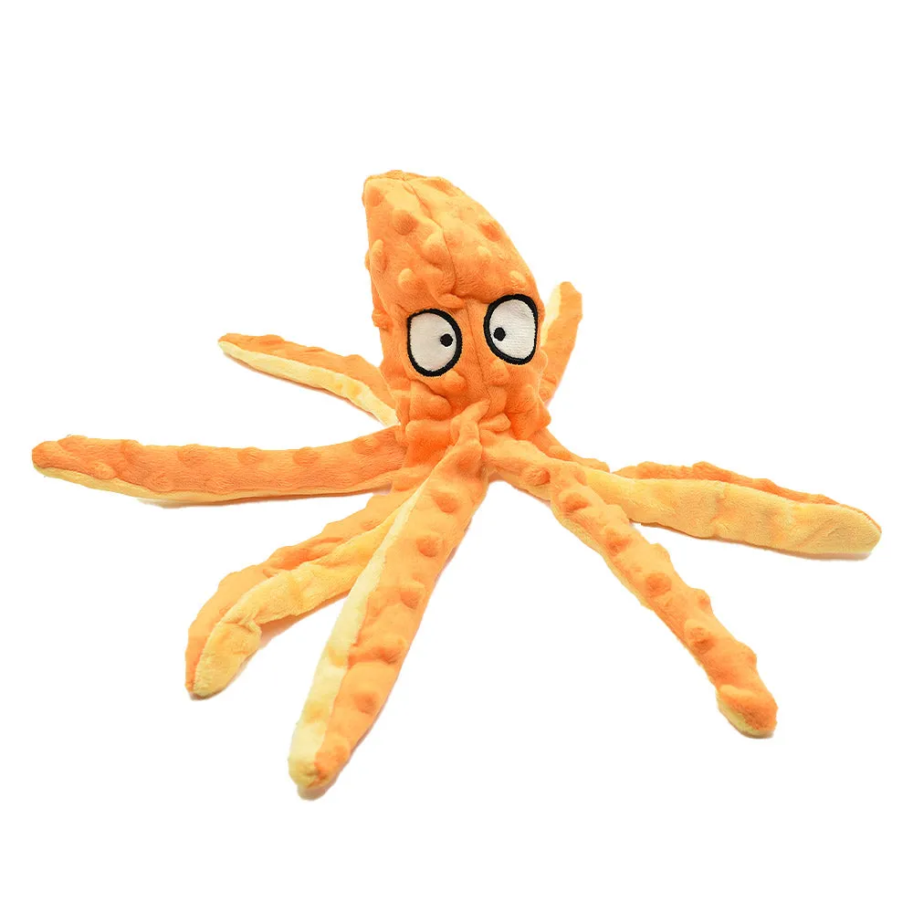 Case of 40 Octopus Crinkle No Stuffing Toys