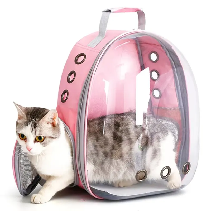 Cat Carrier Backpack with Breathable Bubble Design for Travel