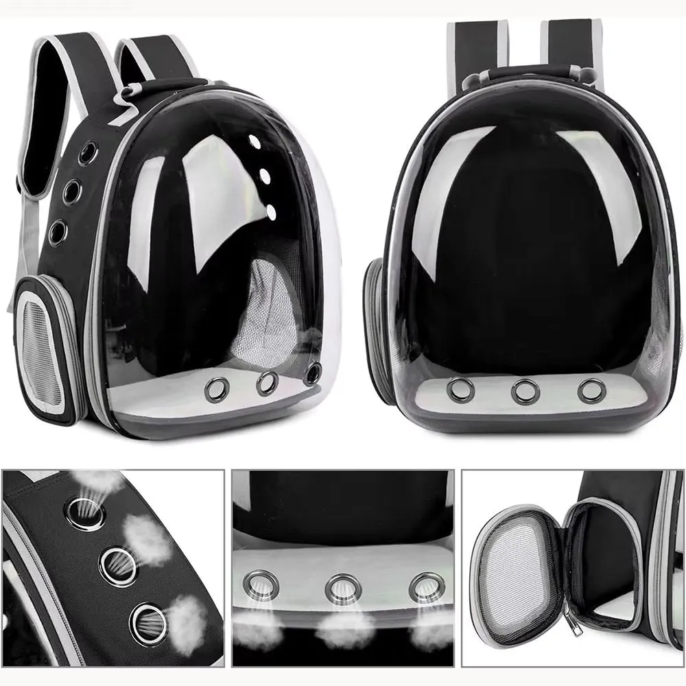 Cat Carrier Backpack with Breathable Bubble Design for Travel