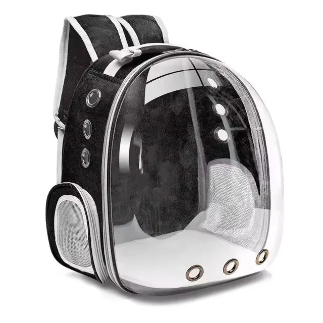 Cat Carrier Backpack with Breathable Bubble Design for Travel