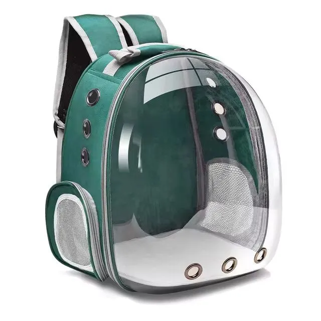 Cat Carrier Backpack with Breathable Bubble Design for Travel