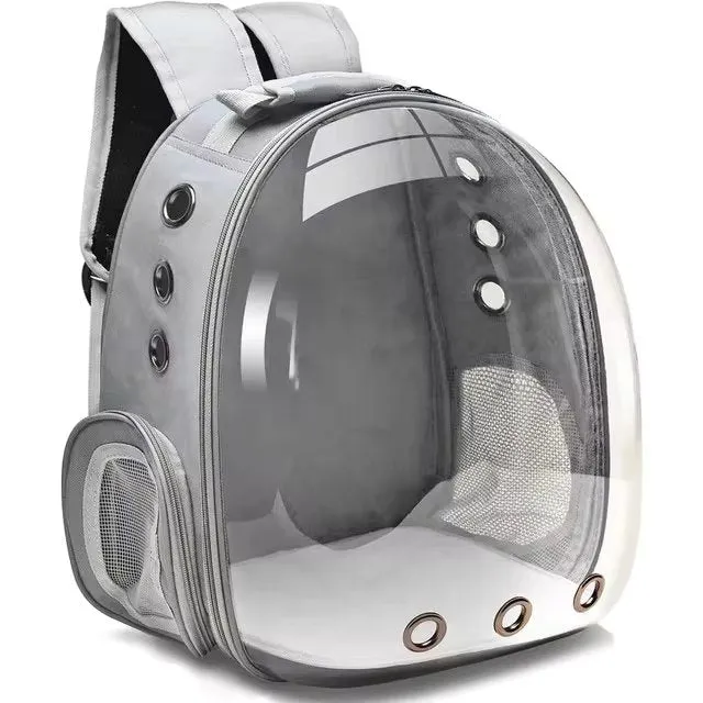 Cat Carrier Backpack with Breathable Bubble Design for Travel