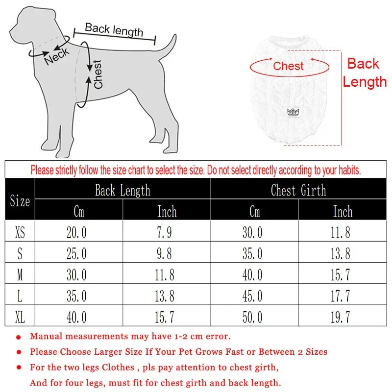 Cozy Autumn/Winter Fleece Vest for Small Pets