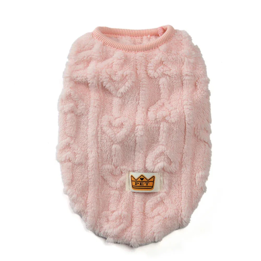 Cozy Autumn/Winter Fleece Vest for Small Pets