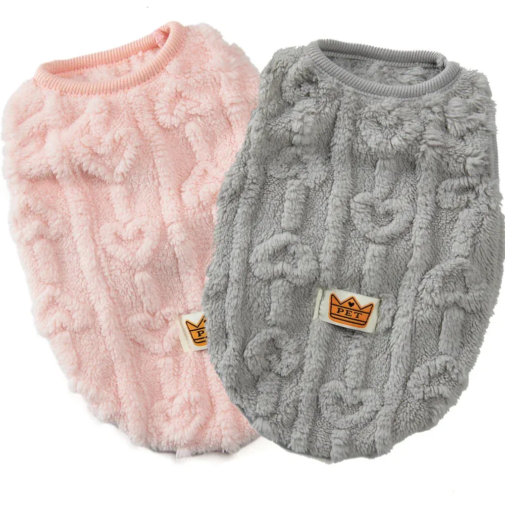 Cozy Autumn/Winter Fleece Vest for Small Pets