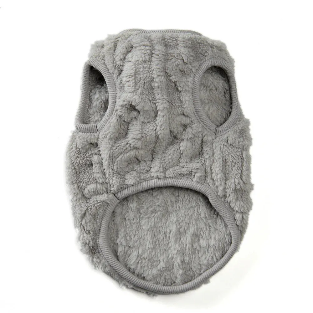 Cozy Autumn/Winter Fleece Vest for Small Pets