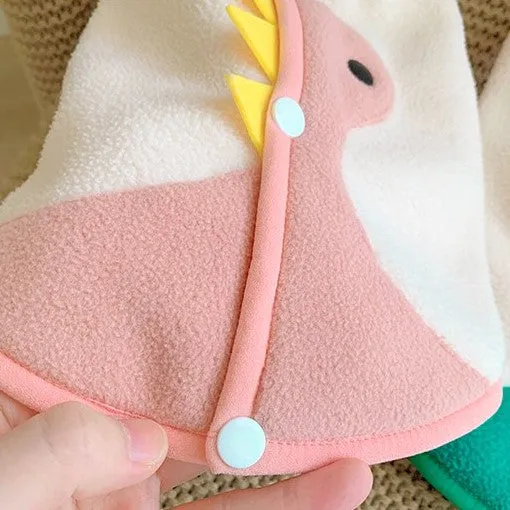 Dinosaur Button Through Pet Jacket Vest