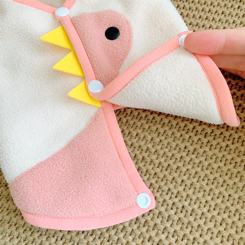 Dinosaur Button Through Pet Jacket Vest