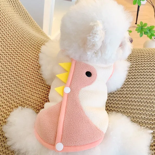 Dinosaur Button Through Pet Jacket Vest