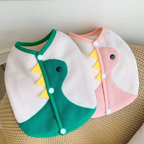 Dinosaur Button Through Pet Jacket Vest