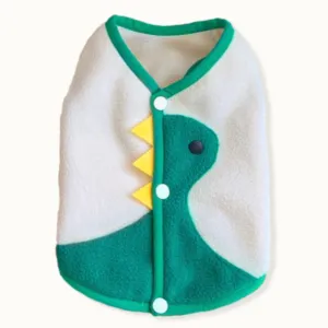 Dinosaur Button Through Pet Jacket Vest