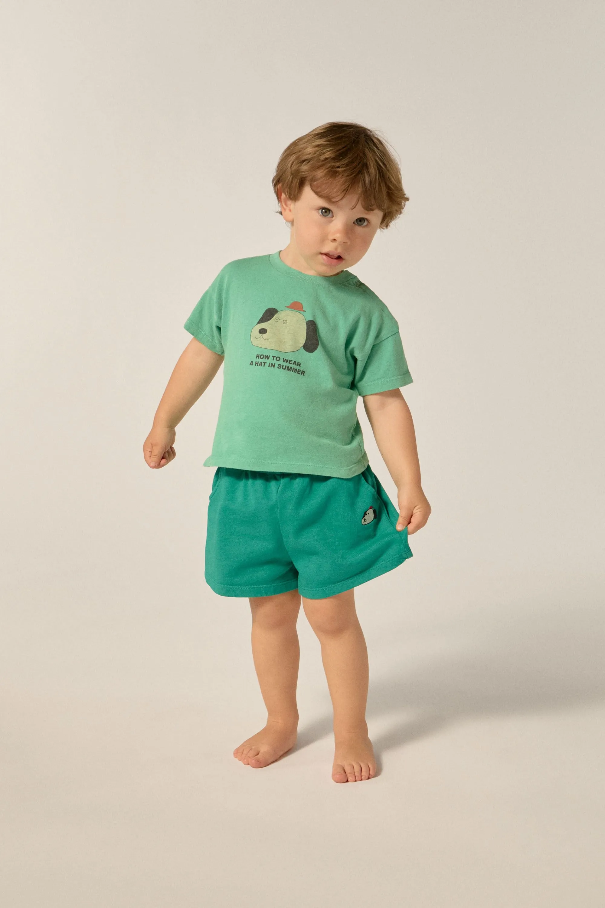 Dog Baby T-Shirt in Green