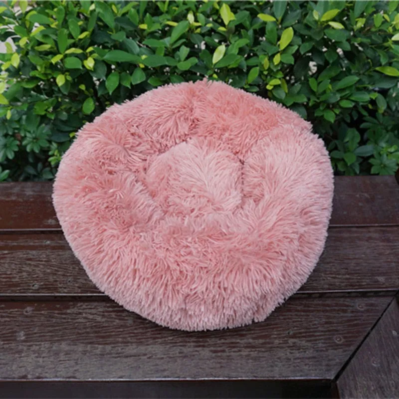 Dog Bed Round Washable Plush Mat Sleeping