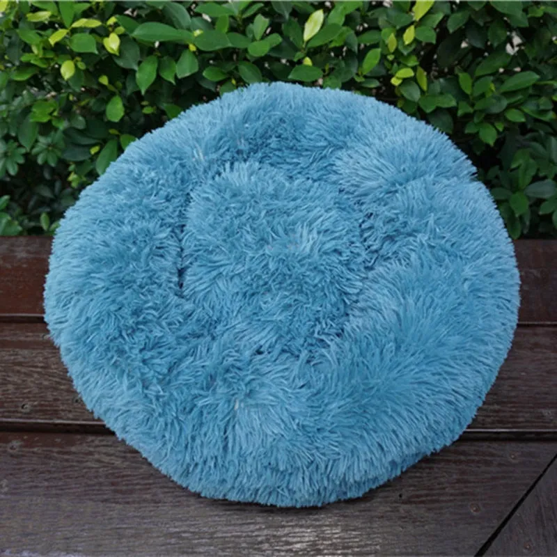 Dog Bed Round Washable Plush Mat Sleeping
