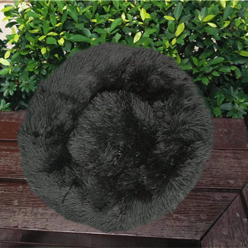 Dog Bed Round Washable Plush Mat Sleeping