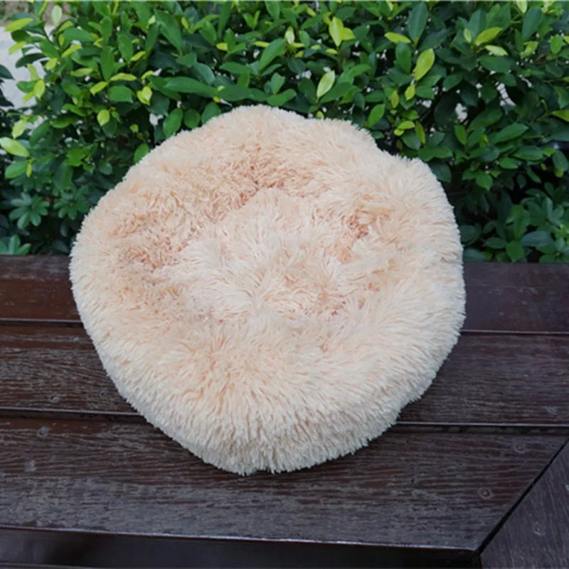 Dog Bed Round Washable Plush Mat Sleeping