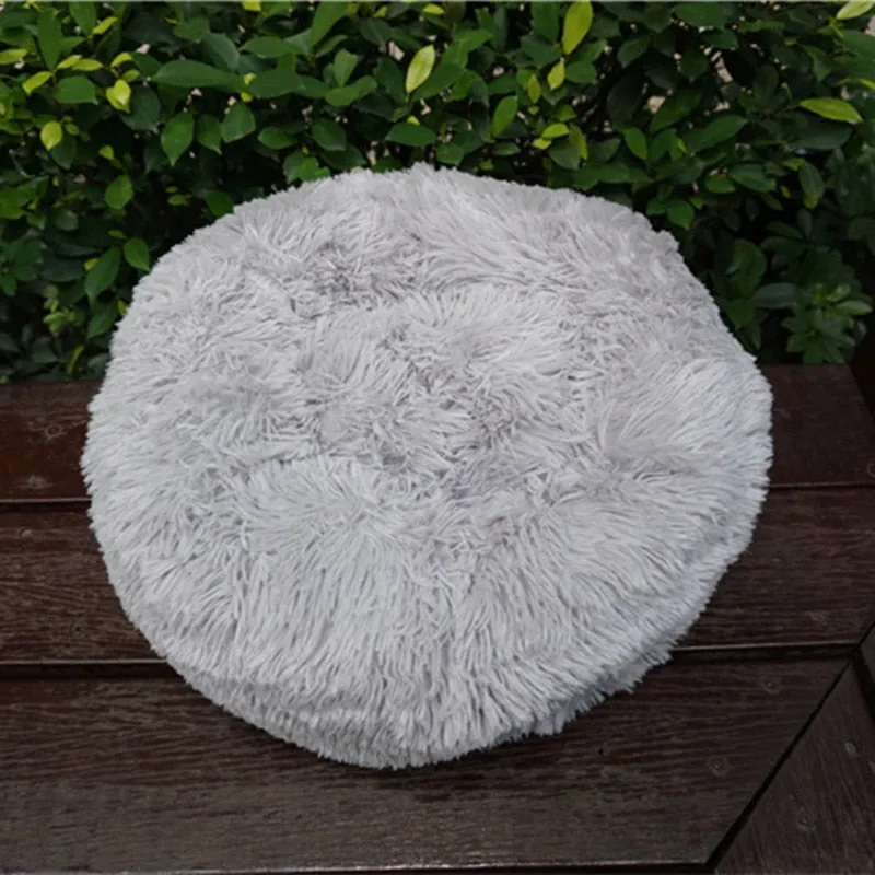 Dog Bed Round Washable Plush Mat Sleeping