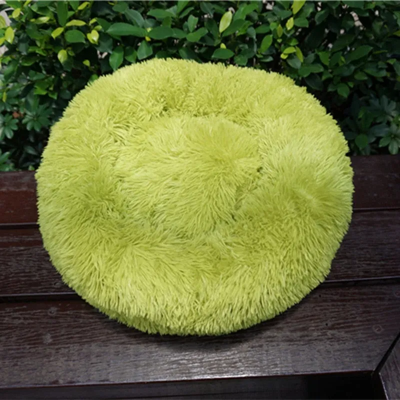 Dog Bed Round Washable Plush Mat Sleeping