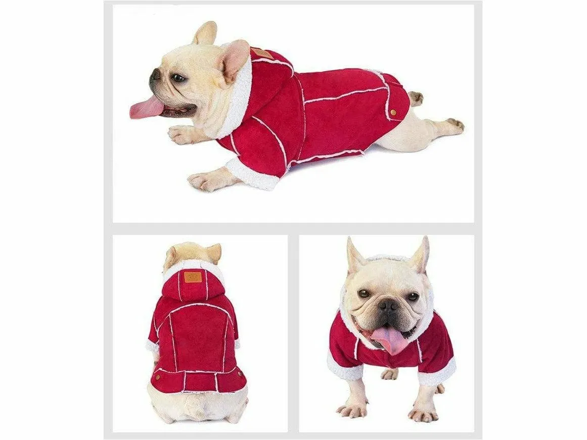 dog clothes  White  Red L DW-21CO