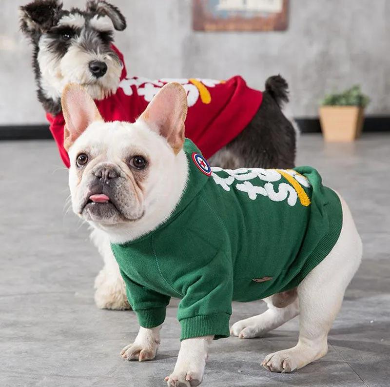 Fadouxelari pug dog sweater autumn and winter clothes