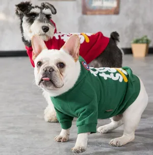 Fadouxelari pug dog sweater autumn and winter clothes