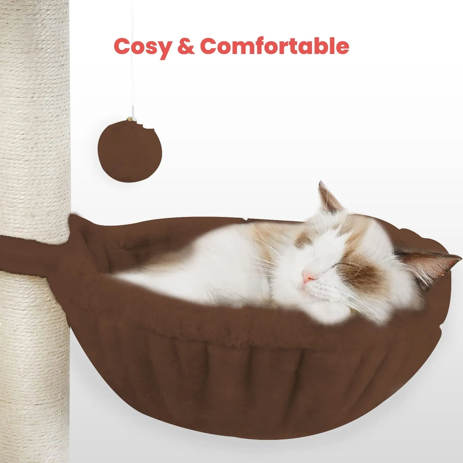 Floofi Plush Cat Scratcher '104cm' [Brown]