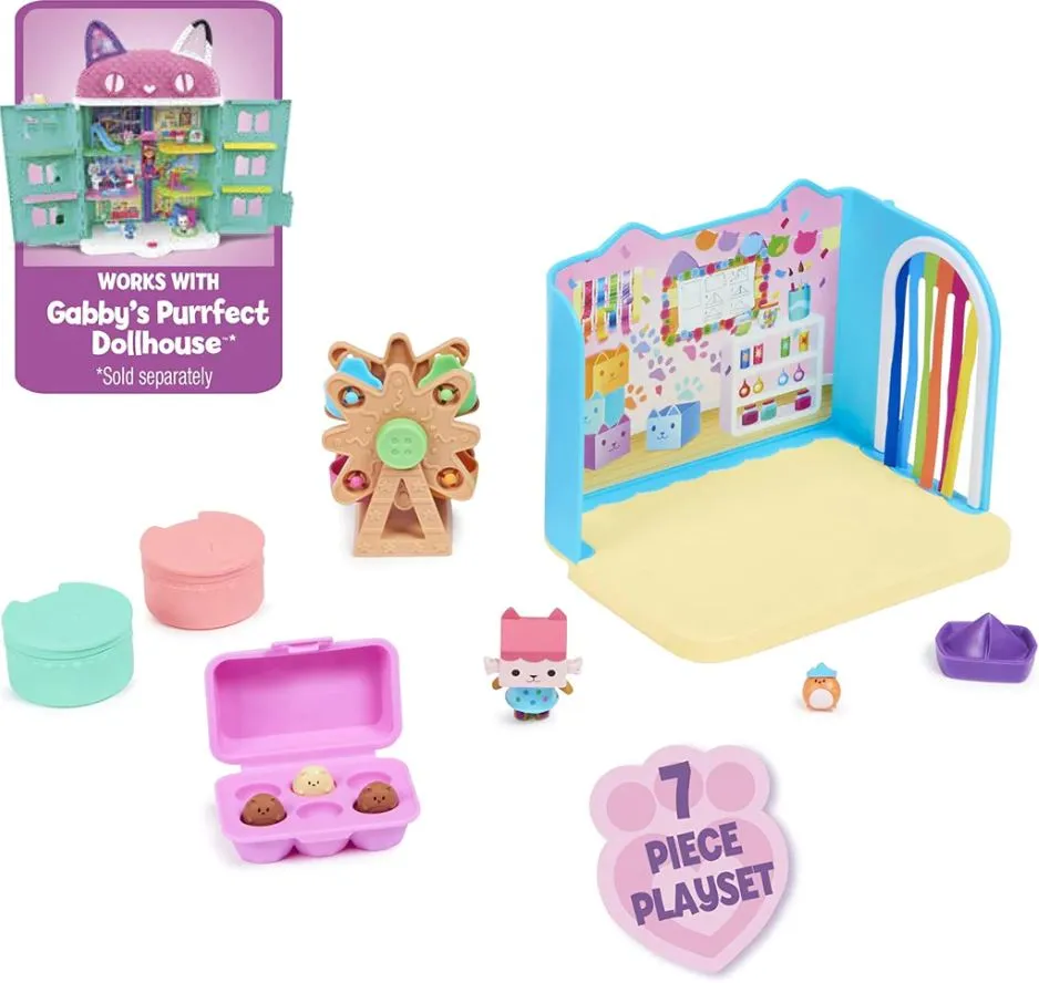 Gabby's Dollhouse Deluxe Room - Baby Box Craft-A-Riffic Room