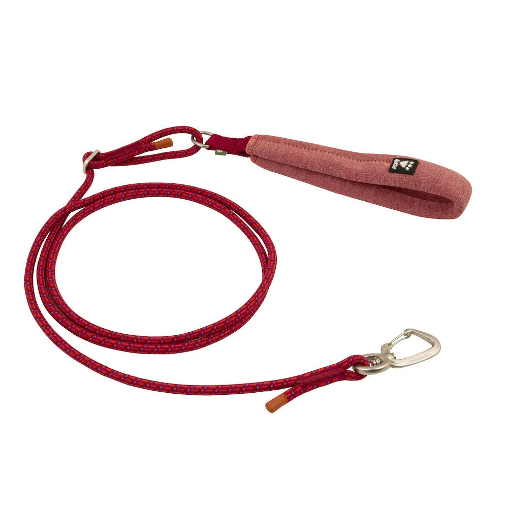 Hurtta Dog Leash: Adjustable Rope Eco, Beetroot