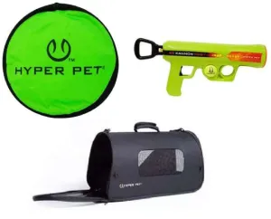 Hyper Pet Small Dog 3-Piece Bundle: Flippy Flopper, K-9 Kannon & Carrier