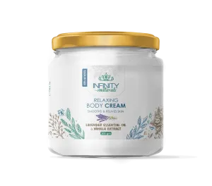 Infinity Naturals Relaxing  Body Cream  Lavender Essential Oil & Vanilla Extract