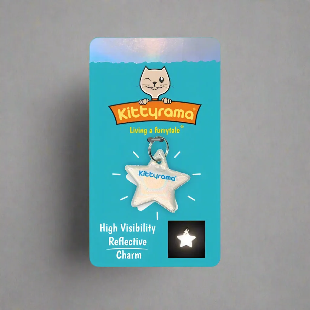 Kittyrama Reflective Star Collar Charm