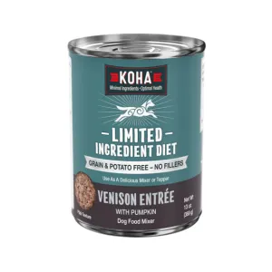 KOHA Limited Ingredient Venison Entrée Canned Dog Food