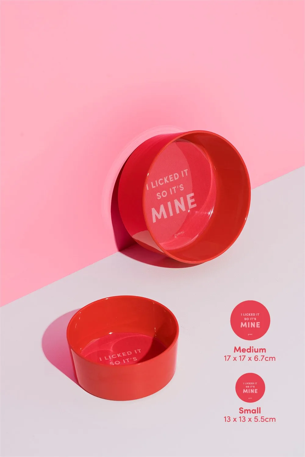 Melamine Pet Bowl - Medium by Gummi Pets