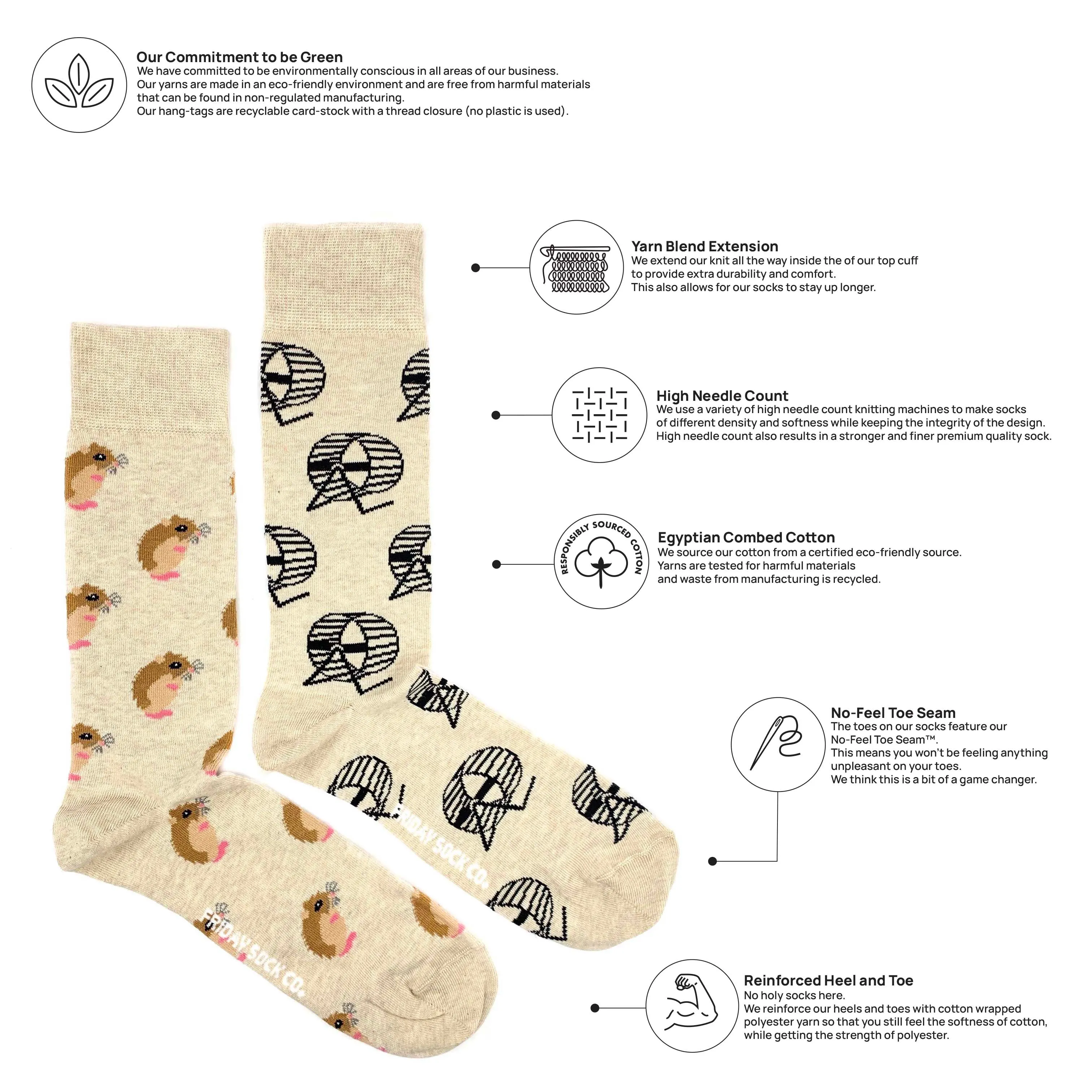 Men's Hamster Wheel & Hamster Socks