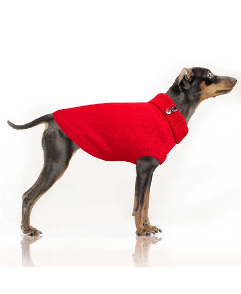 Milk and Pepper Helsinki Red Bulldog Sweater
