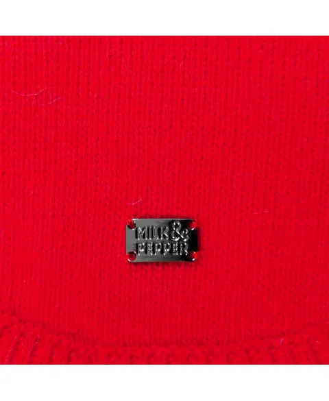 Milk and Pepper Helsinki Red Bulldog Sweater