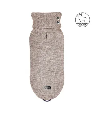 Milk and Pepper Helsinki Taupe Bulldog Sweater