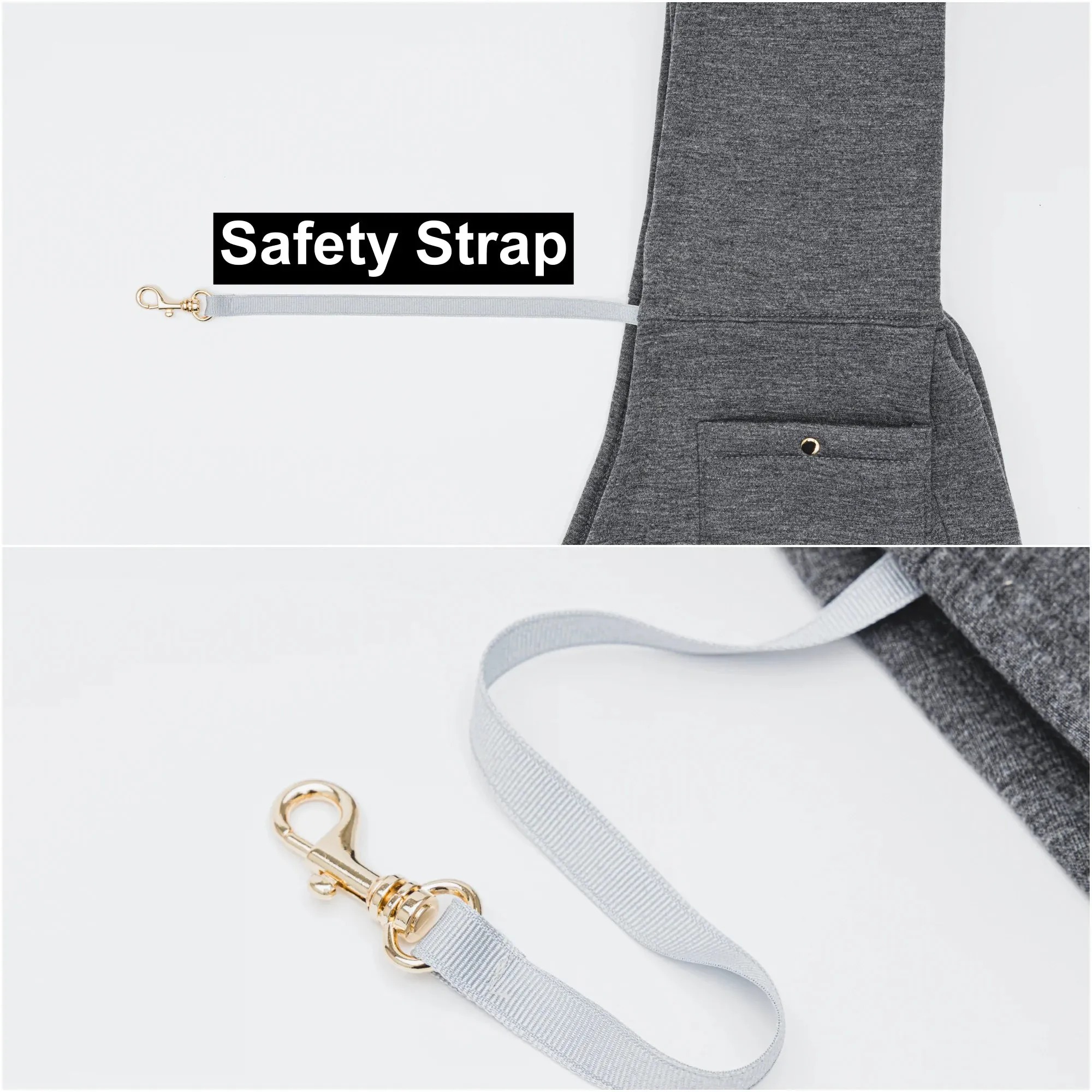 Neoprene Pet Sling Carrier - Travel Bag for Small Dogs and Cats Up to 10 lbs