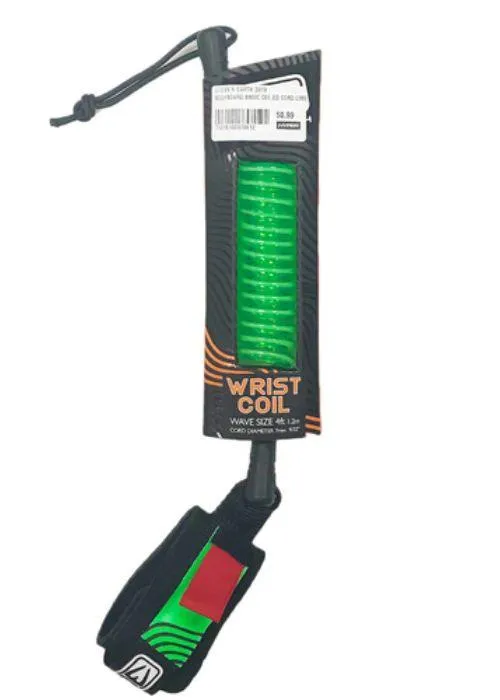 Ocean & Earth - Bodyboard Basic Coiled Wrist Cord