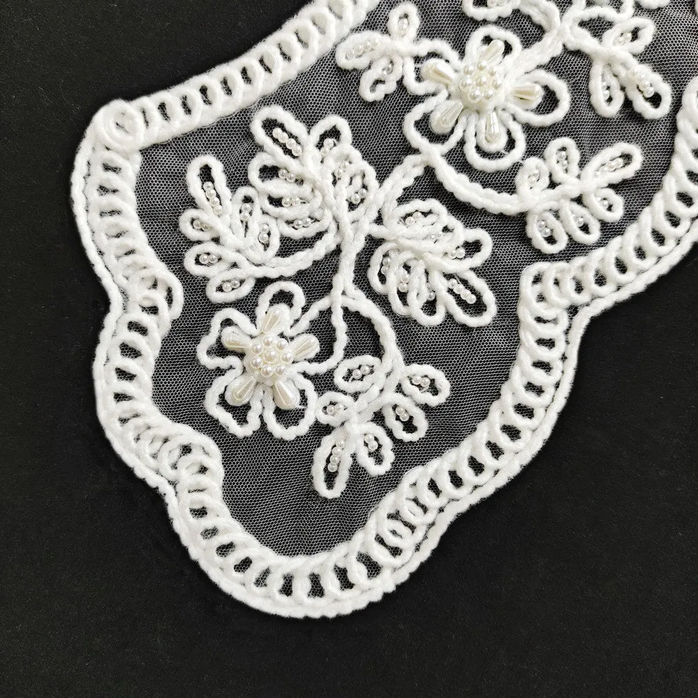 OEKO-TEX BSCI Beaded collar NFD12B004