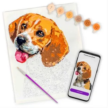 Paint by Number Your Photo - Pets Edition