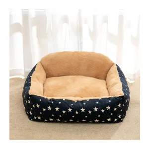 PAWS ASIA Manufacturers Luxury Fancy Eco Friendly Plush Fluffy Washable Large Square Dog Bed