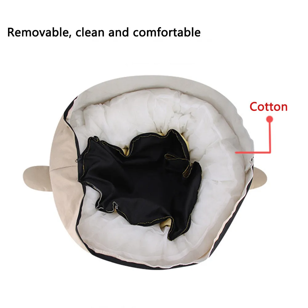 PAWS ASIA Suppliers Eco Friendly Luxury Cute Funny Large Soft Plush Washable Pet Dog Bed Cat