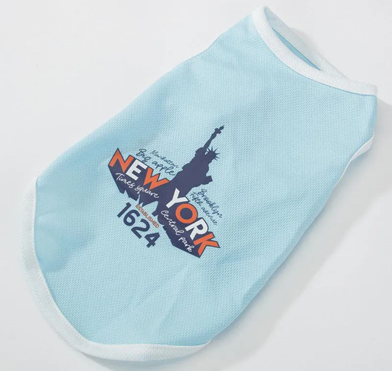 Spring medium and large dog clothes new pet clothes
