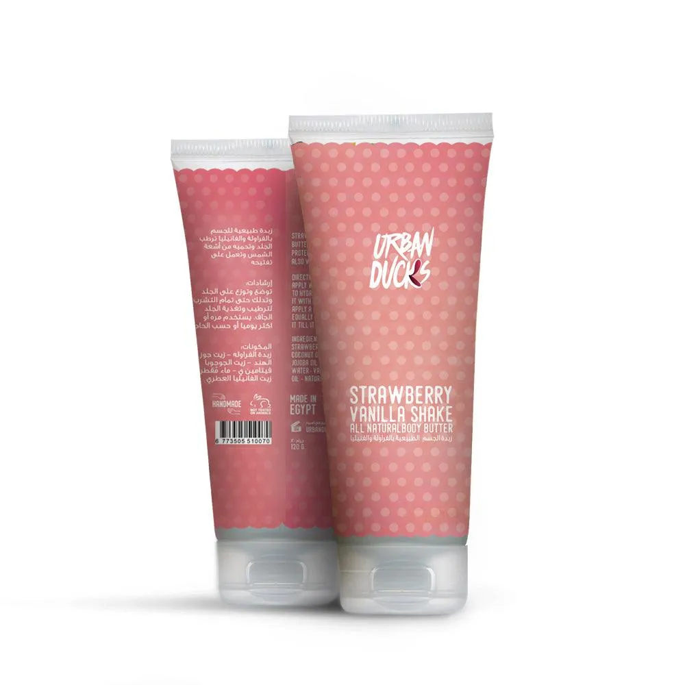 Urban Ducks Strawberry vanilla shake butter 120 G