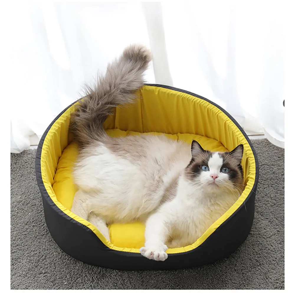 Very Soft Luxury Dog Bed Kennel Cat House Pet Cozy Cushion Pet Basket Puppy For Sofa Lounger Small Medium Dogs Beds Pillow Mat